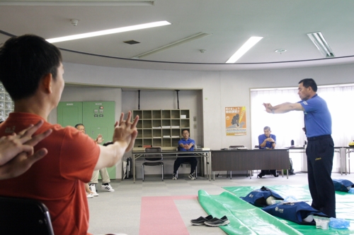 東京消防庁の「救命講習」でAEDの使い方を学んできた