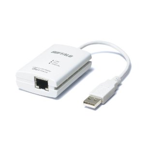 LANポートがないノートパソコンやタブレット端末にLANケーブルを接続 